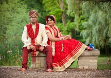 Hindu Wedding Photography of Prashant + Pratima at Rose Garden Banquet